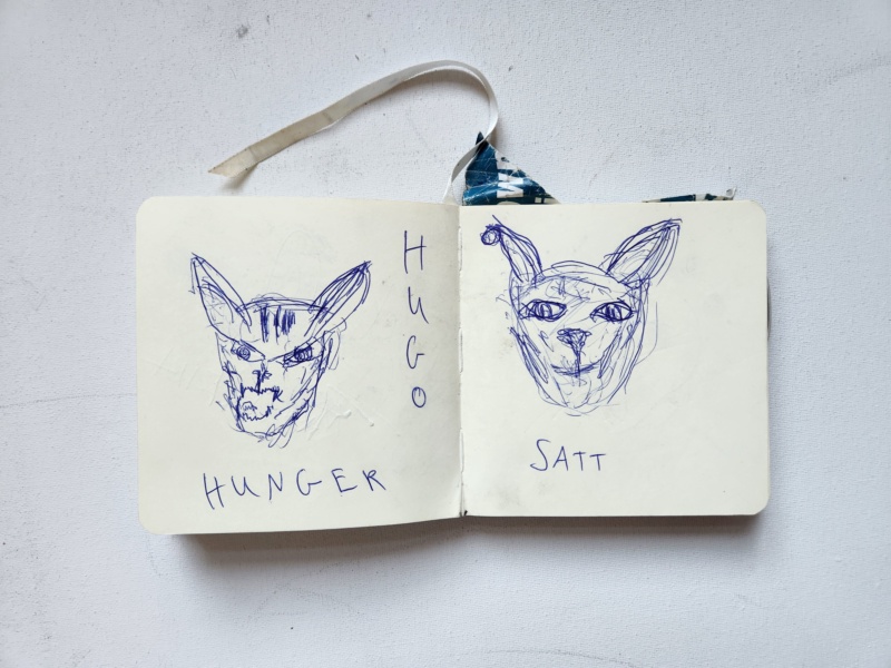 Handgezeichnete Katze Unbenannt