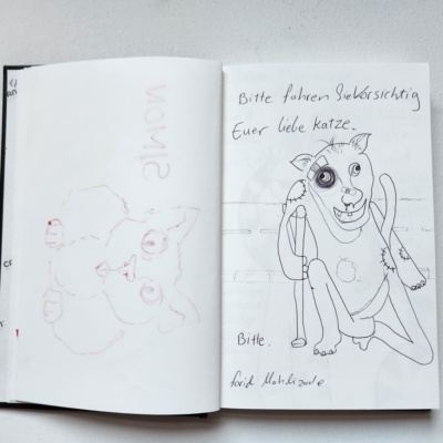 Unbenannte Katzenzeichnung