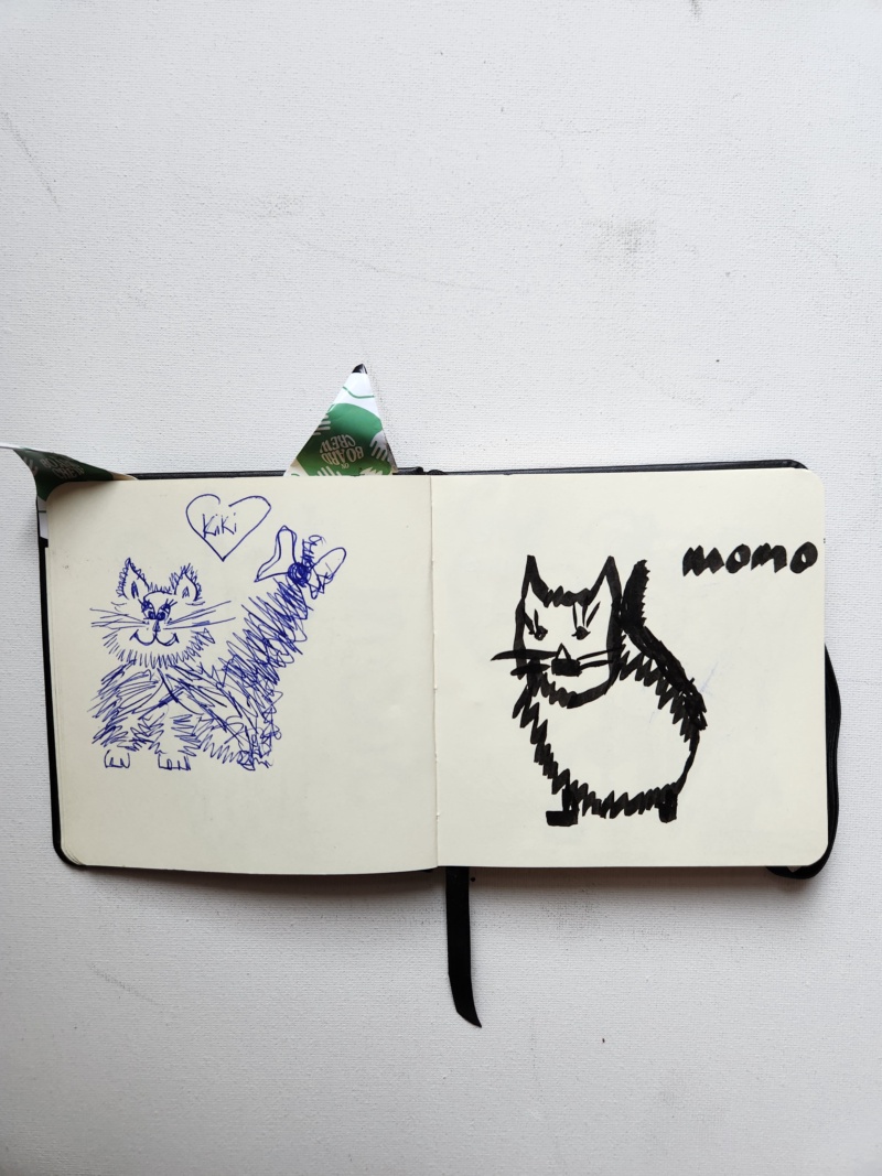 Handgezeichnete Katze Unbenannt
