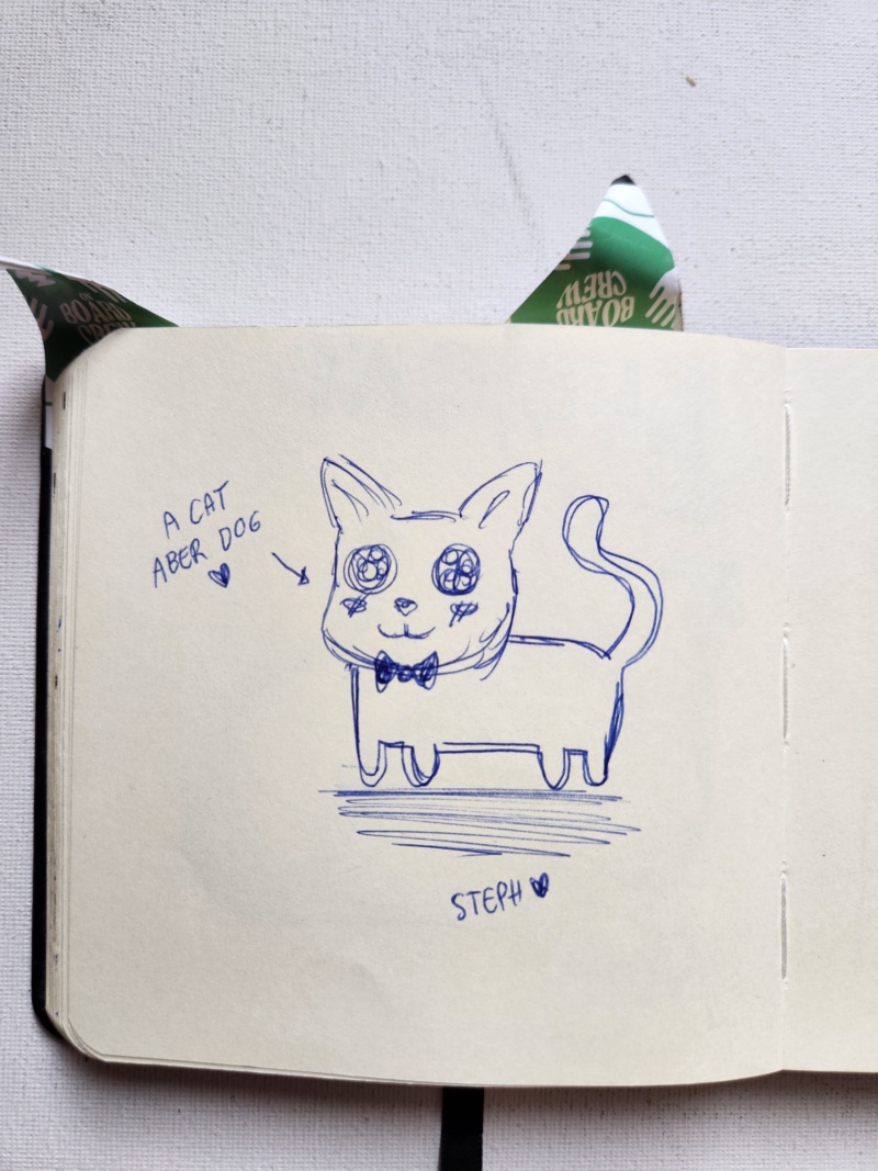Handgezeichnete Katze Unbenannt