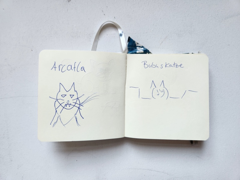 Handgezeichnete Katze Unbenannt