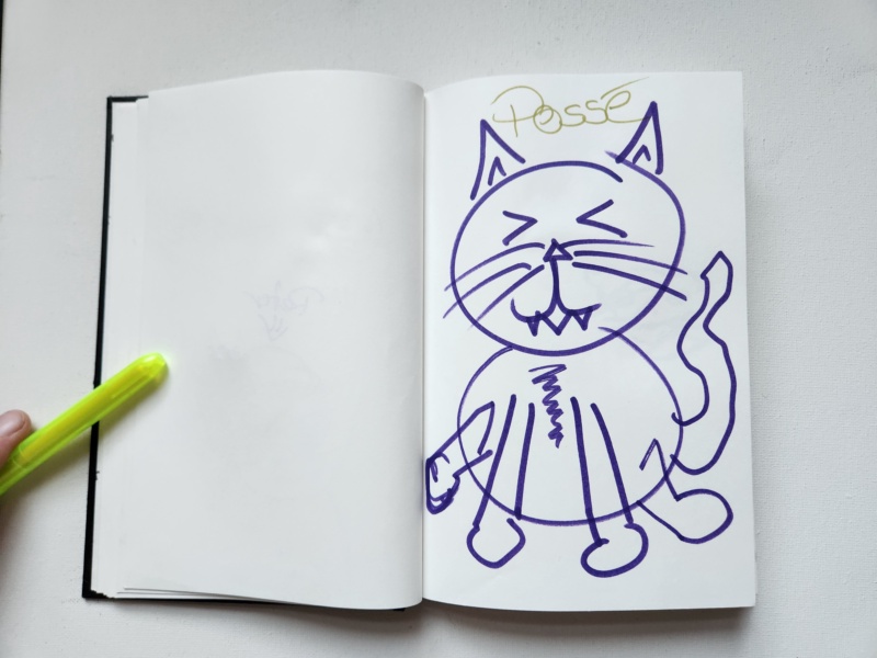 Handgezeichnete Katze Unbenannt