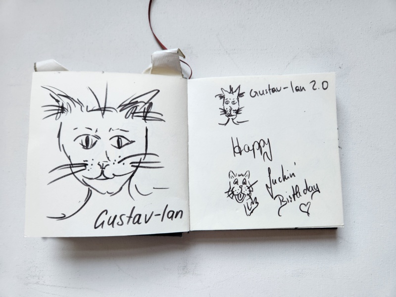 Handgezeichnete Katze Unbenannt