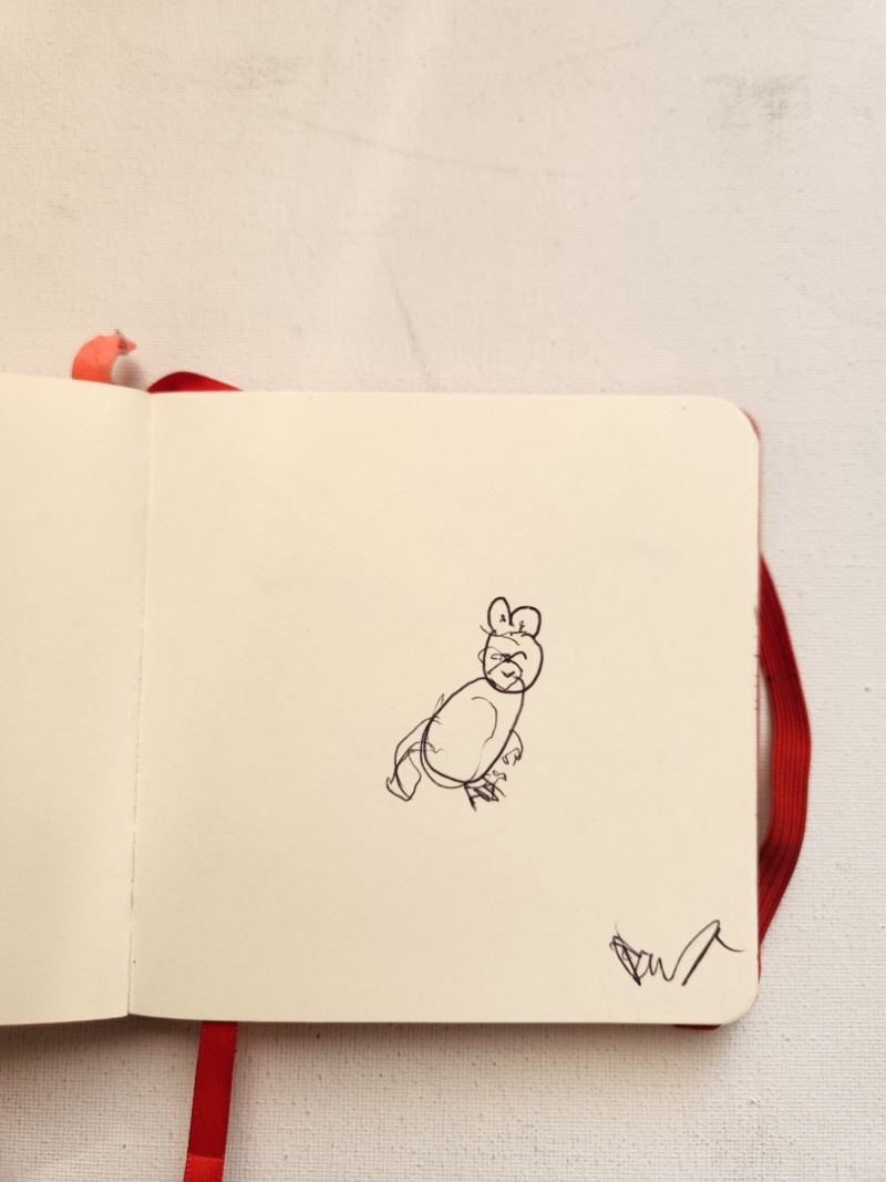 Handgezeichnete Katze Unbenannt