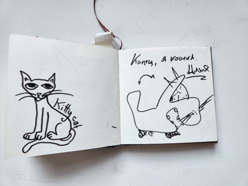 Handgezeichnete Katze Unbenannt