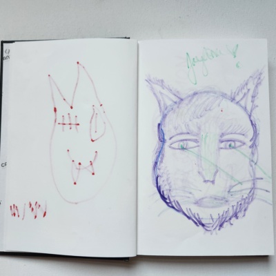 Unbenannte Katzenzeichnung