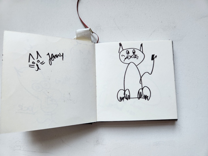 Handgezeichnete Katze Unbenannt
