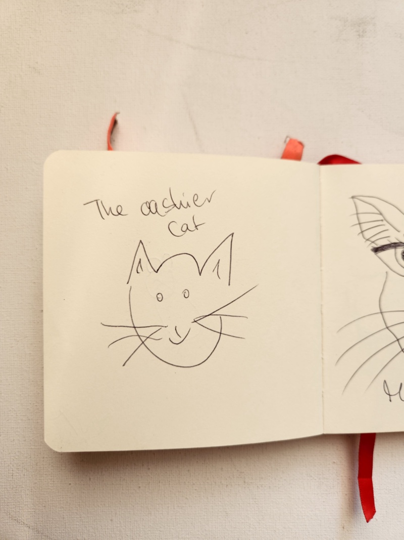 Handgezeichnete Katze Unbenannt
