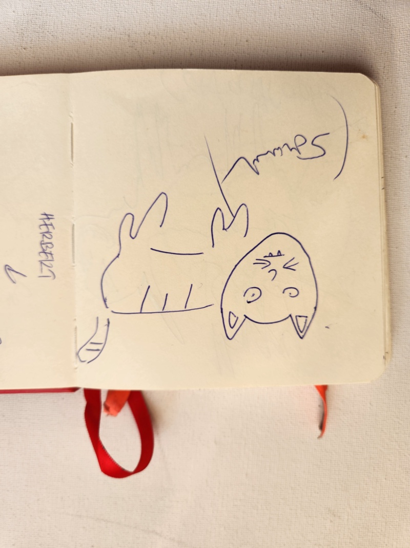 Handgezeichnete Katze Unbenannt