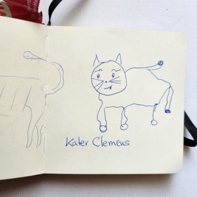 Unbenannte Katzenzeichnung