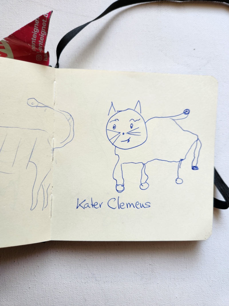 Handgezeichnete Katze Unbenannt