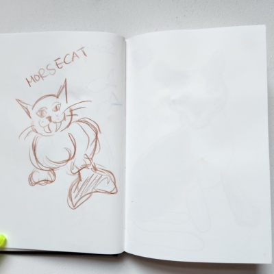 Unbenannte Katzenzeichnung