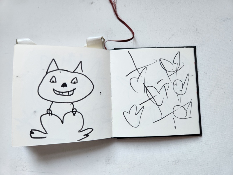 Handgezeichnete Katze Unbenannt