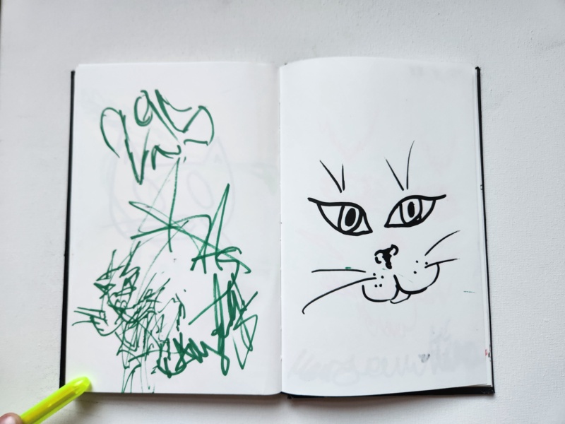 Handgezeichnete Katze Unbenannt