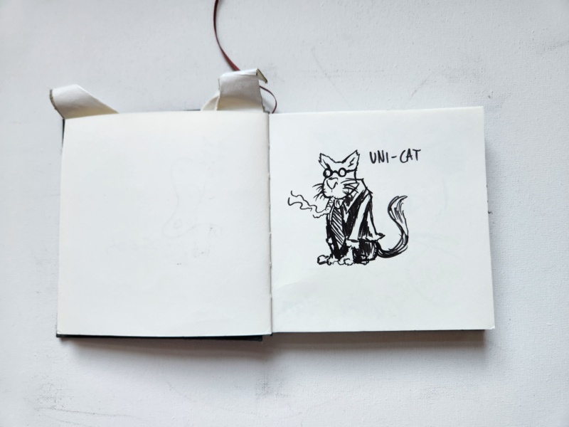 Handgezeichnete Katze Unbenannt