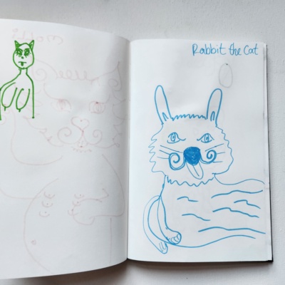 Unbenannte Katzenzeichnung