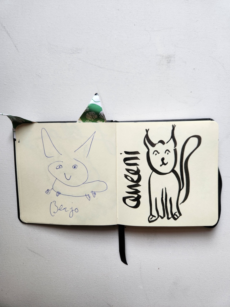 Handgezeichnete Katze Unbenannt