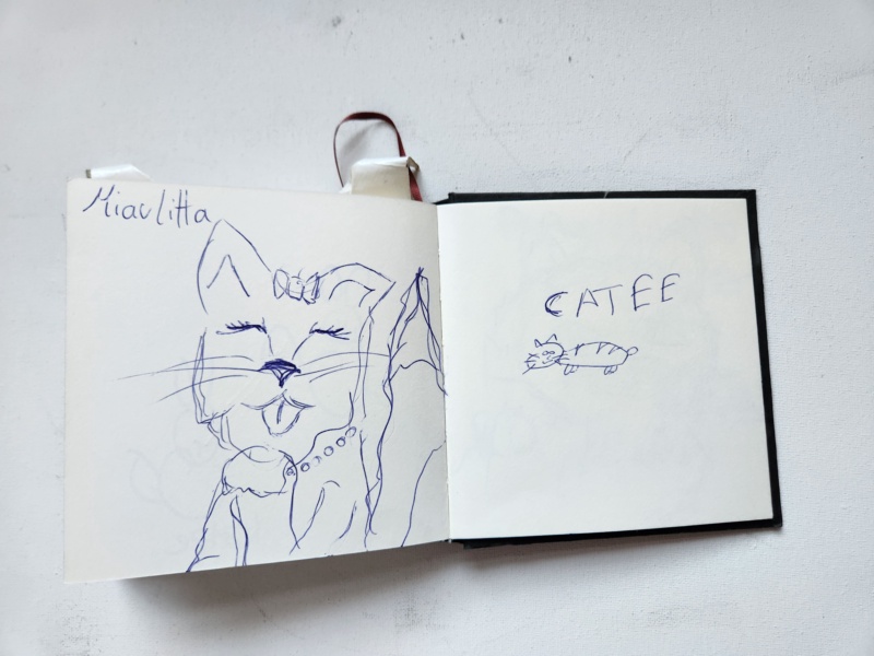 Handgezeichnete Katze Unbenannt