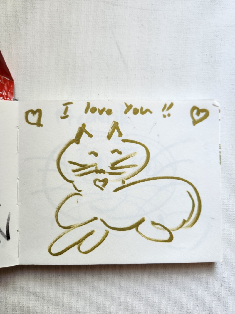 Handgezeichnete Katze Unbenannt
