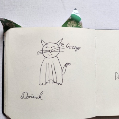 Unbenannte Katzenzeichnung