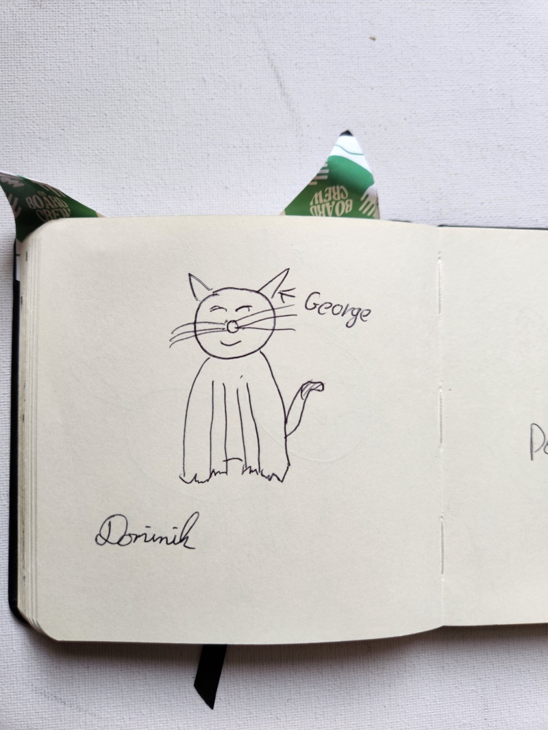 Handgezeichnete Katze Unbenannt