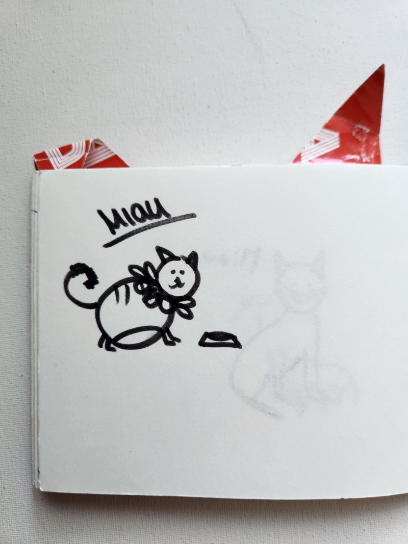 Handgezeichnete Katze Unbenannt