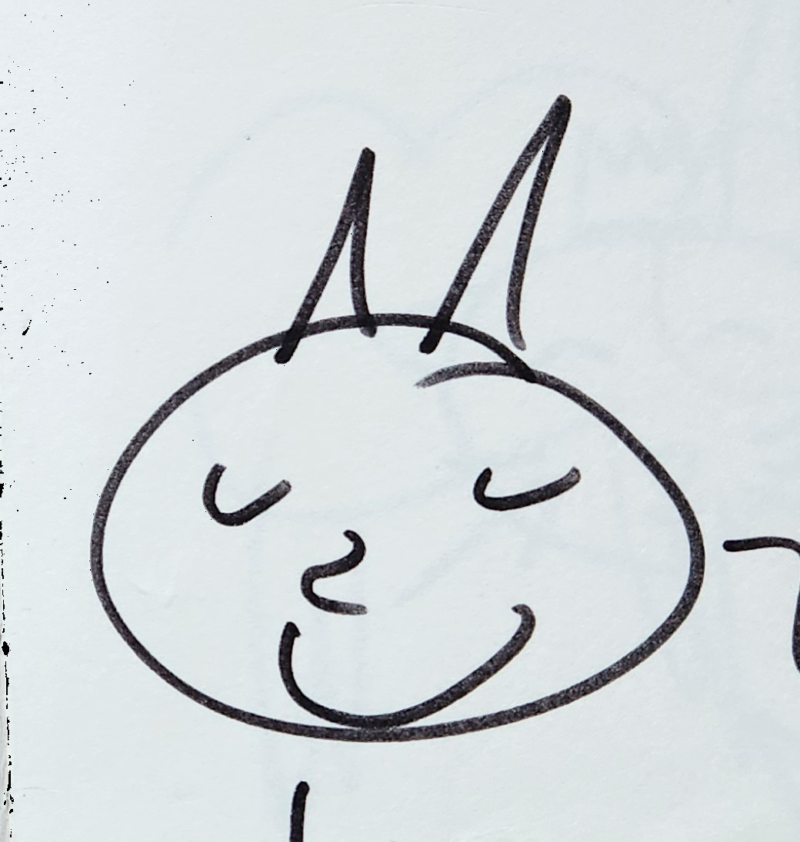 Handgezeichnete Katze Mäusli
