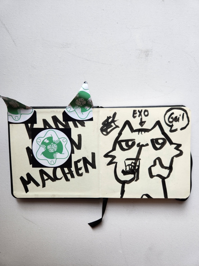 Handgezeichnete Katze Unbenannt