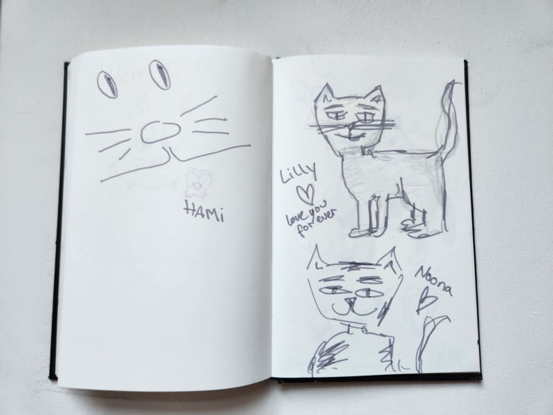 Handgezeichnete Katze Unbenannt