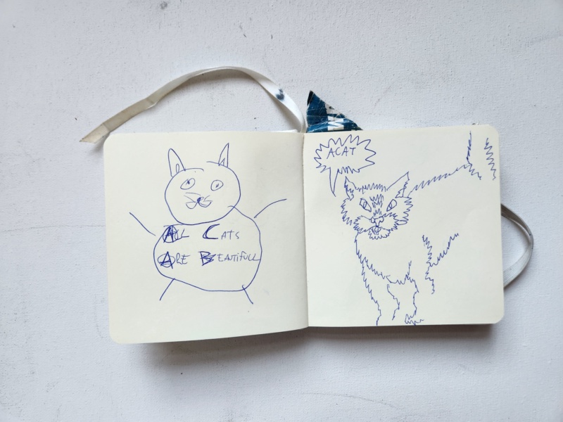 Handgezeichnete Katze Unbenannt