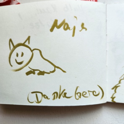 Unbenannte Katzenzeichnung