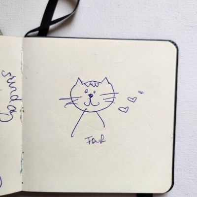 Unbenannte Katzenzeichnung