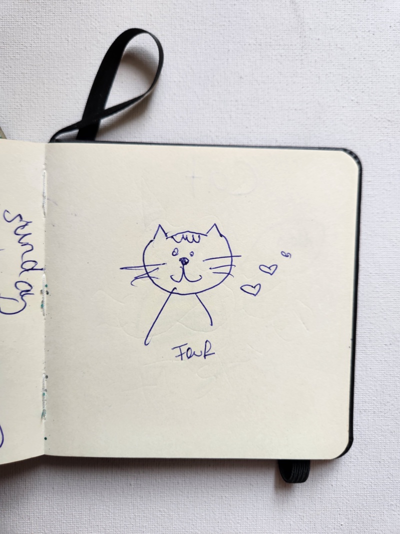 Handgezeichnete Katze Unbenannt