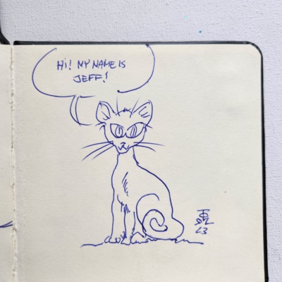 Unbenannte Katzenzeichnung