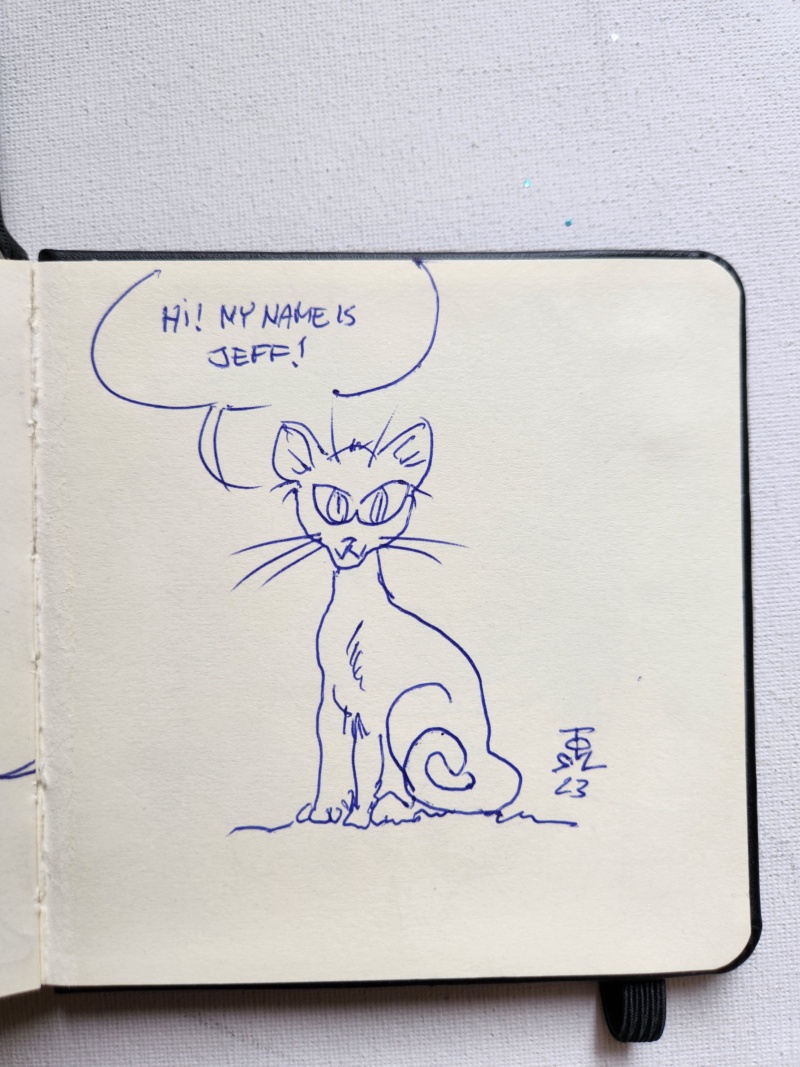 Handgezeichnete Katze Unbenannt