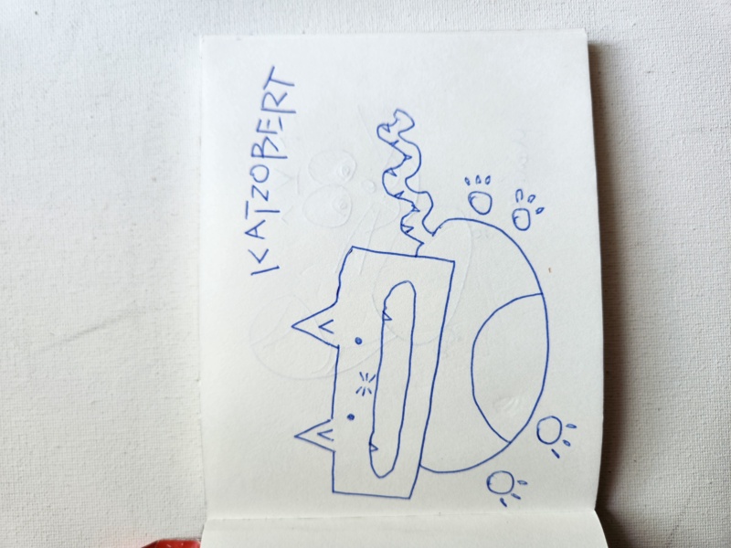 Handgezeichnete Katze Unbenannt