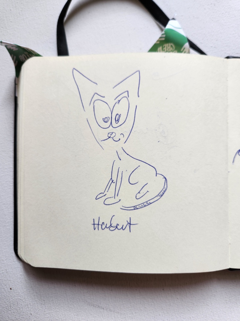 Handgezeichnete Katze Unbenannt