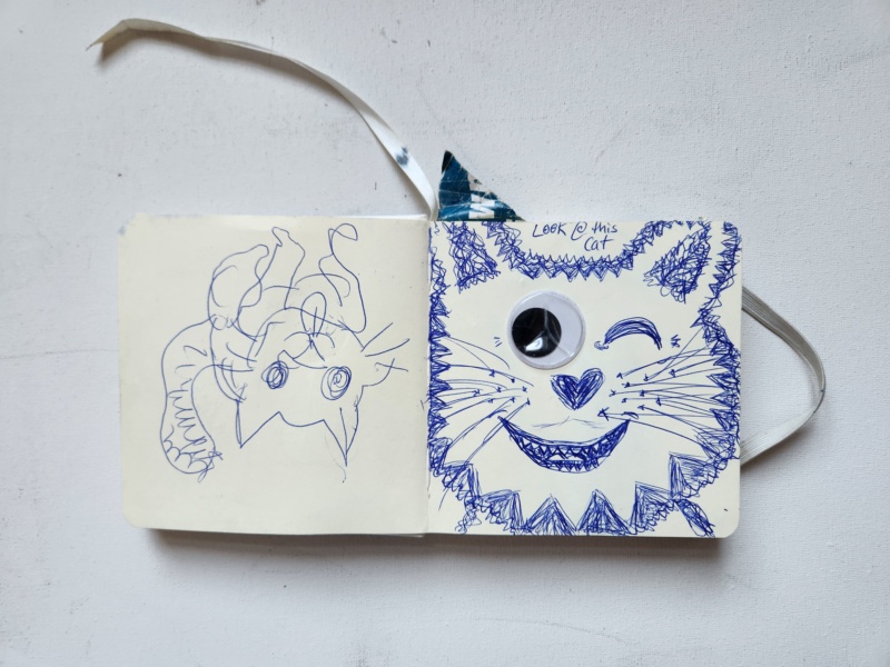 Handgezeichnete Katze Unbenannt
