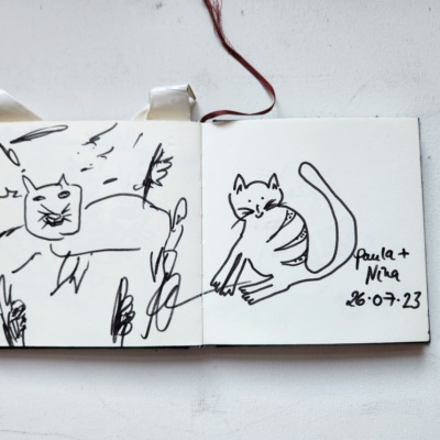 Unbenannte Katzenzeichnung