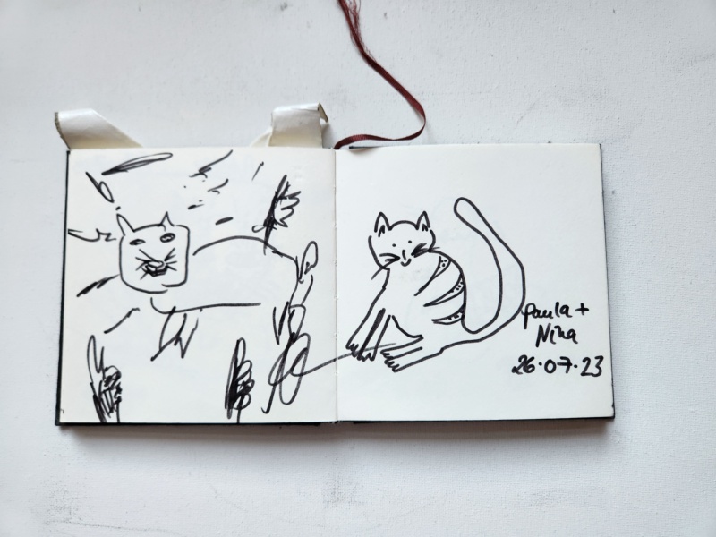 Handgezeichnete Katze Unbenannt