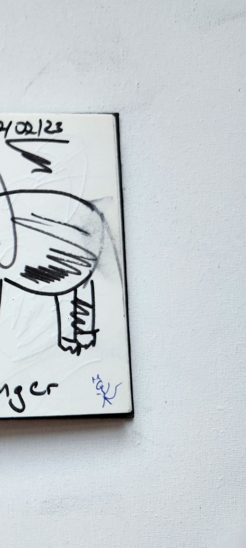 Handgezeichnete Katze Strichmaus