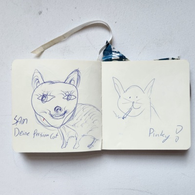 Unbenannte Katzenzeichnung