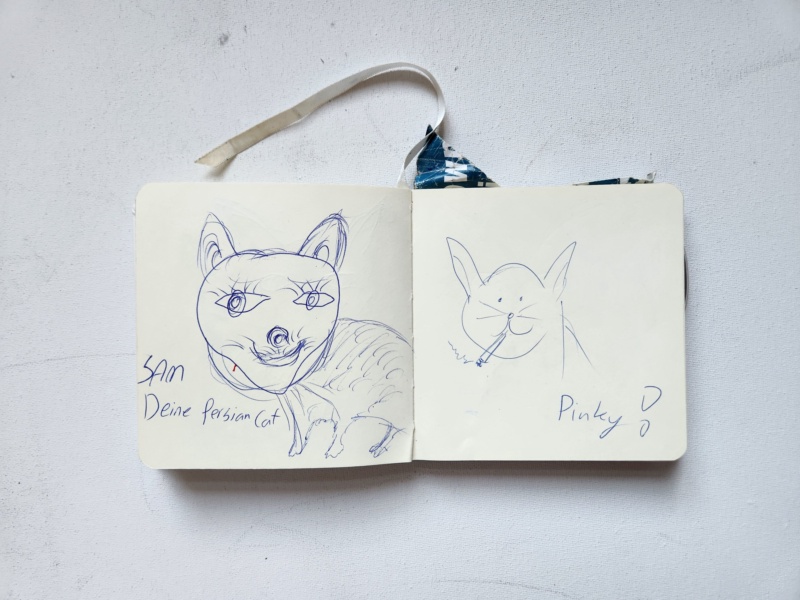 Handgezeichnete Katze Unbenannt