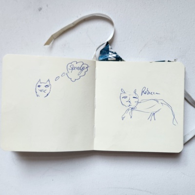 Unbenannte Katzenzeichnung