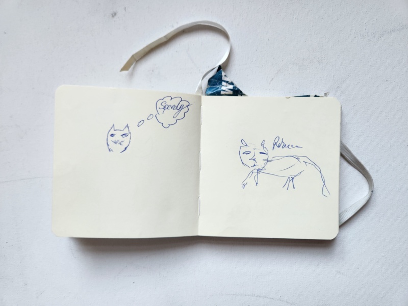 Handgezeichnete Katze Unbenannt