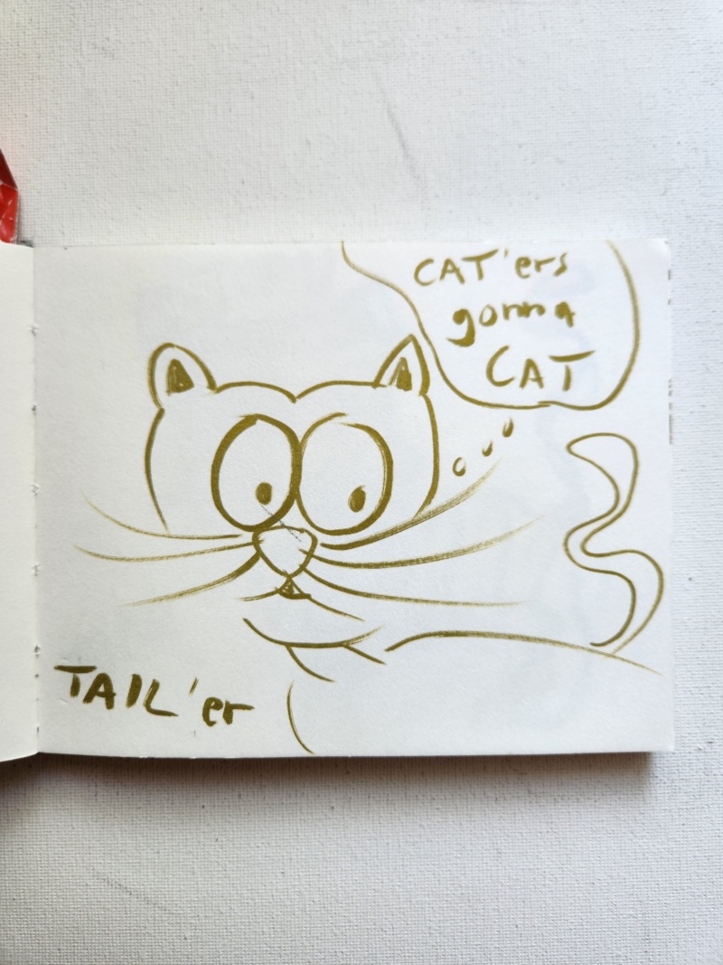 Handgezeichnete Katze Unbenannt