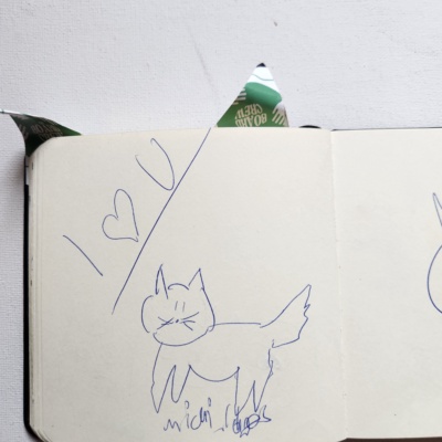Unbenannte Katzenzeichnung