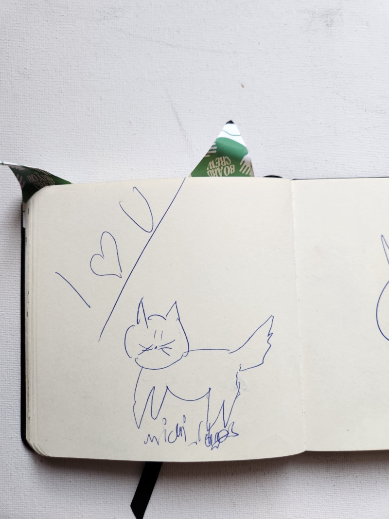 Handgezeichnete Katze Unbenannt