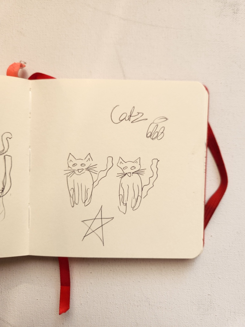 Handgezeichnete Katze Unbenannt