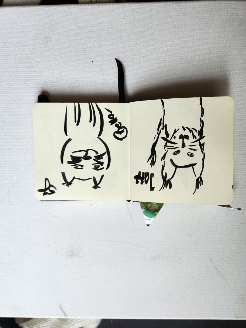 Handgezeichnete Katze Unbenannt